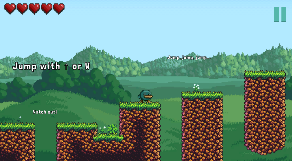 Easyborns Screenshot - Jumping platforms